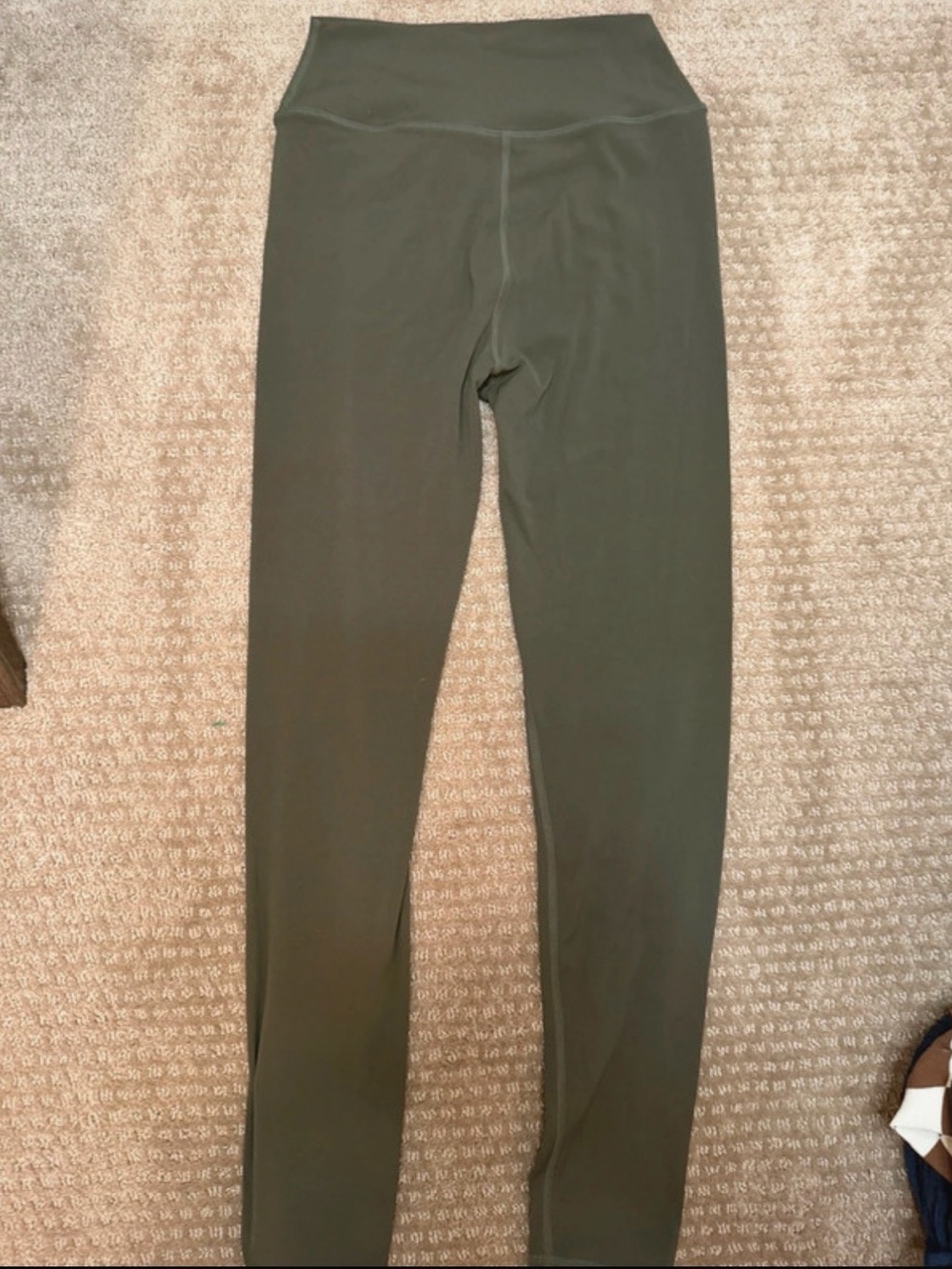 Athletic Works Olive Green High-Waist Performance Leggings